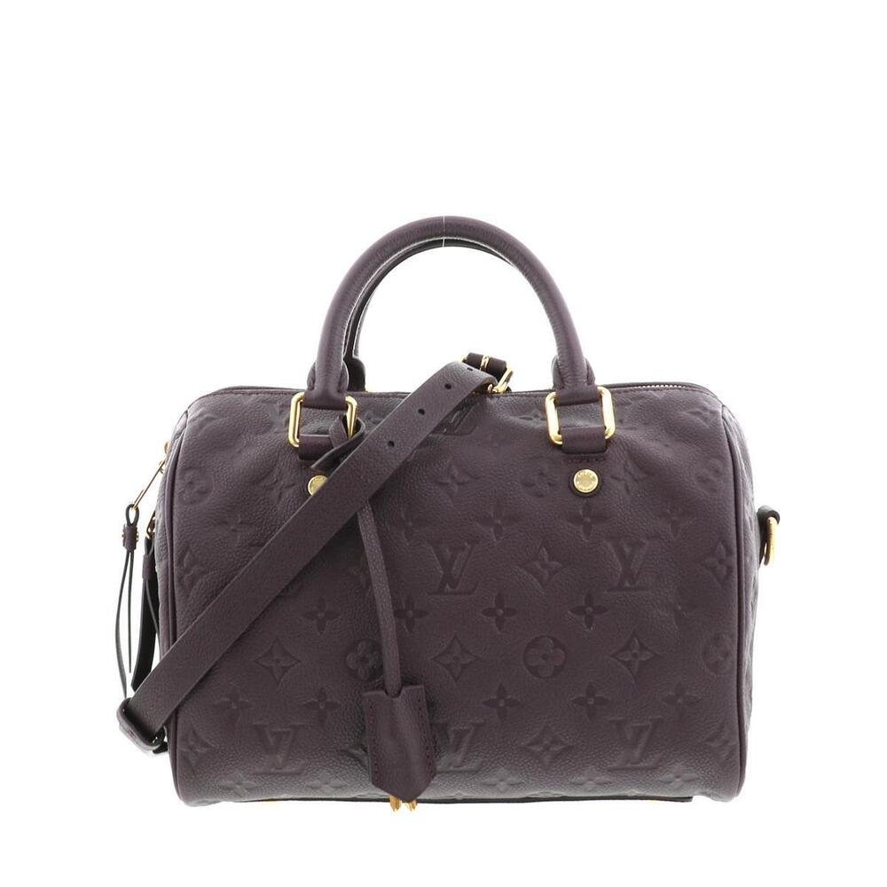 LOUIS VUITTON Speedy Bandolier Bag Shoulder Messenger Amplant Purple